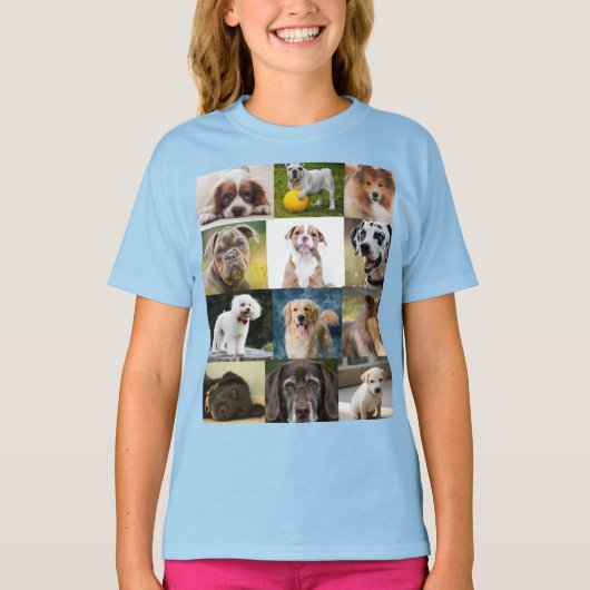 いたるところの子犬 Tシャツ (正面)