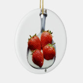 いちごおよびクリーム セラミックオーナメント (右)