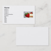 いちごおよびチーズケーキの名刺 名刺 (正面/裏面)