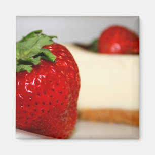 いちごおよびチーズケーキの磁石 マグネット