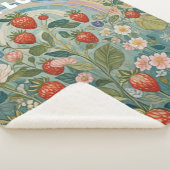 いちごお洒落パッチ シェルパブランケット (3/4)