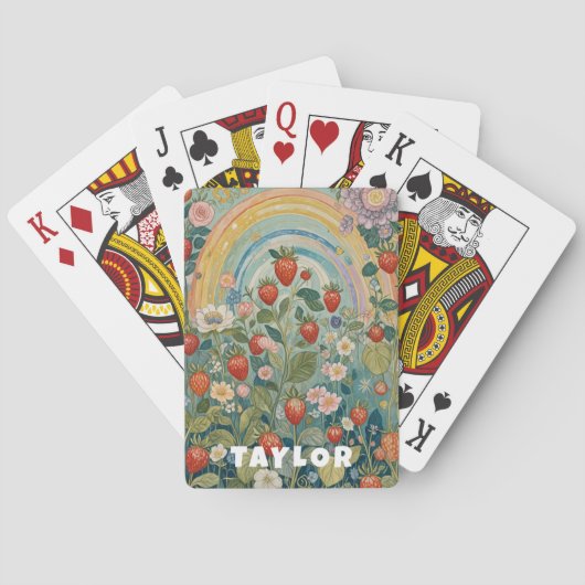 いちごお洒落パッチ トランプ (裏面)