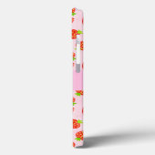 いちごかわいらしクリームパタパーソナライズされたーン Case-Mate iPhoneケース (裏面 / 左)