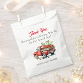 いちごかわいらし赤ちゃんシャワー フェイバーバッグ (クリップ留めされた状態)