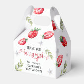 いちごかわいらし赤ちゃんシャワー フェイバーボックス (裏面サイド)