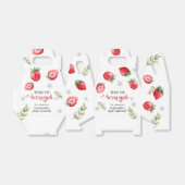 いちごかわいらし赤ちゃんシャワー フェイバーボックス (折り畳みなし)