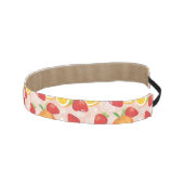 いちごが付いている抽象的なパターン アスレチックヘッドバンド (右)