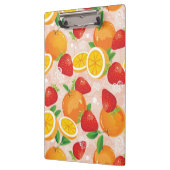 いちごが付いている抽象的なパターン クリップボード (左)