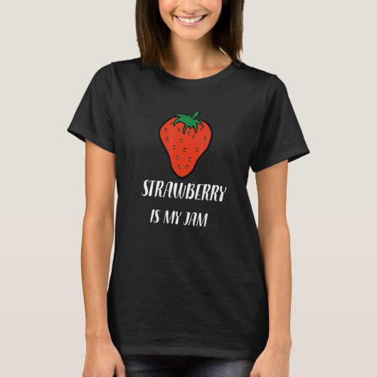 いちごが私のジャム Tシャツ (正面)