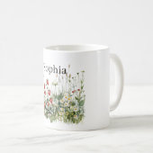 いちごとお花の庭 コーヒーマグカップ (正面右)