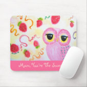 いちごのいちごの母の日 マウスパッド (マウス)