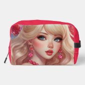 いちごのかわいさ Print Cut Sew Bag ドップキット (裏面)