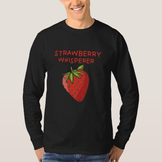 いちごのささやき手 Tシャツ (正面)
