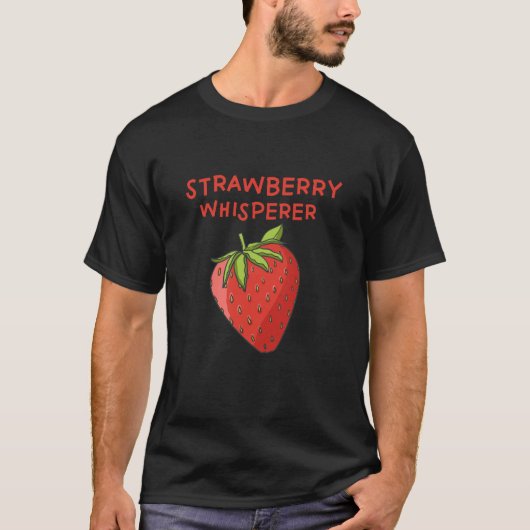 いちごのささやき手 Tシャツ (正面)