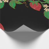 いちごのつる植物の包装紙 ラッピングペーパー (角)