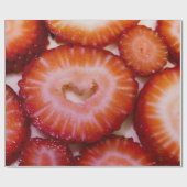 いちごのギフト用包装紙 ラッピングペーパー (フラット)