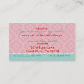 いちごのケーキの名刺B2 名刺 (裏面)