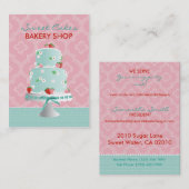 いちごのケーキの名刺C 名刺 (正面/裏面)