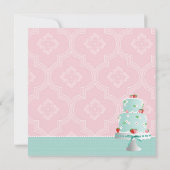 いちごのケーキは感謝していしています サンキューカード (裏面)