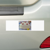 いちごのケーキ バンパーステッカー (車上)