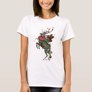 いちごのシカ Tシャツ