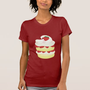いちごのショートケーキ Tシャツ