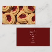 いちごのショートブレッドクッキーの名刺 名刺 (正面/裏面)
