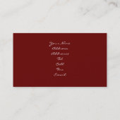 いちごのショートブレッドクッキーの名刺 名刺 (裏面)