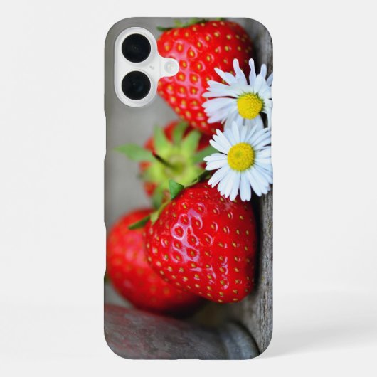 いちごのスマホケース iPhoneケース (裏面)