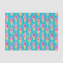 いちごのソフトクリームの円錐形パターン