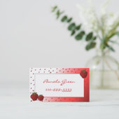 いちごのテレホンカード コーリングカード (スタンド正面)