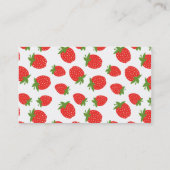 いちごのテーマの名刺 名刺 (裏面)