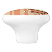 いちごのデザートが付いているヴィンテージカード セラミックノブ (側面)