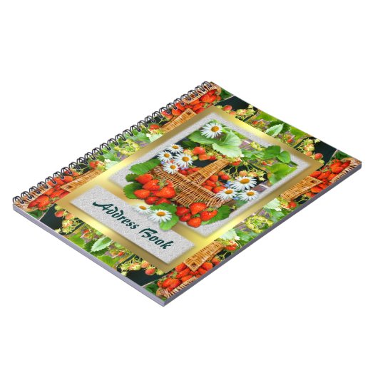 いちごのバスケットの~の住所録 ノートブック (左側)