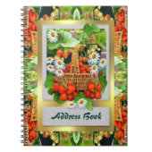 いちごのバスケットの~の住所録 ノートブック (正面)