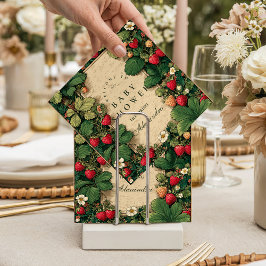 いちごのフェアリーテールベビーシャワー スタンダードカクテルナプキン