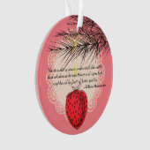 いちごのフルーツの料理用のクリスマスのオーナメント オーナメント (正面)