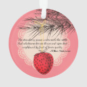 いちごのフルーツの料理用のクリスマスのオーナメント オーナメント (裏面)