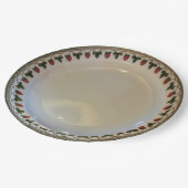 いちごのフルーツ、Wedgwood Etruriaのc1900紙 ペーパープレート (アングル)