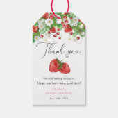 いちごのブライズシャワー ギフトタグ (正面)