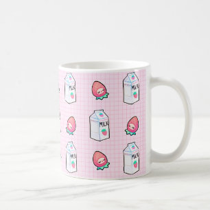 いちごのミルクのマグ コーヒーマグカップ