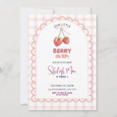 いちごの上の苺 招待状 (正面)