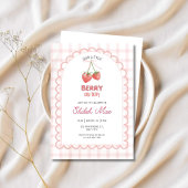 いちごの上の苺 招待状