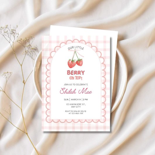 いちごの上の苺 招待状