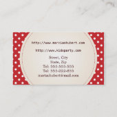 いちごの名刺 名刺 (裏面)