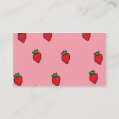 いちごの名刺 名刺 (裏面)