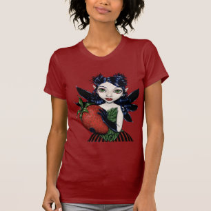 いちごの妖精のゴシック様式ワイシャツ Tシャツ