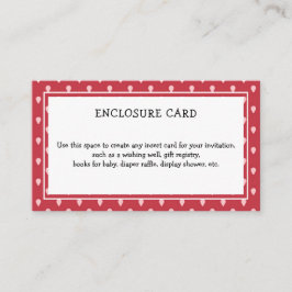 いちごの子供の誕生日詳細 エンクロージャーカード