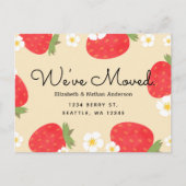 いちごの引越しお知らせポストカード 案内ポストカード (正面)