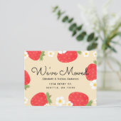 いちごの引越しお知らせポストカード 案内ポストカード (スタンド正面)